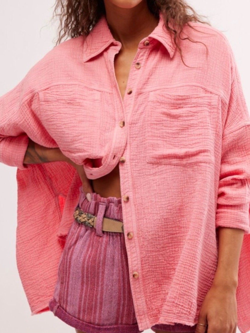 Perfect Free People We The Free Cardiff Gauzy Tunic Top XS